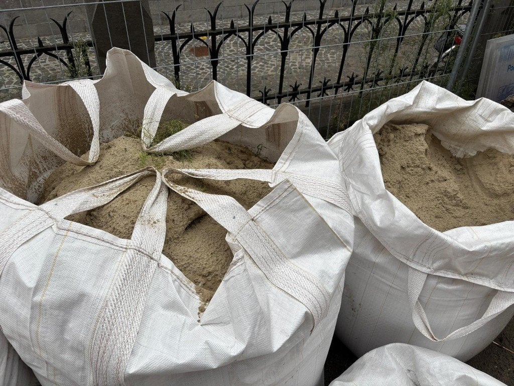 Lommelzand 0/4, Jardin & Terrasse, Sable, Enlèvement, Comme neuf, Sable de jointure