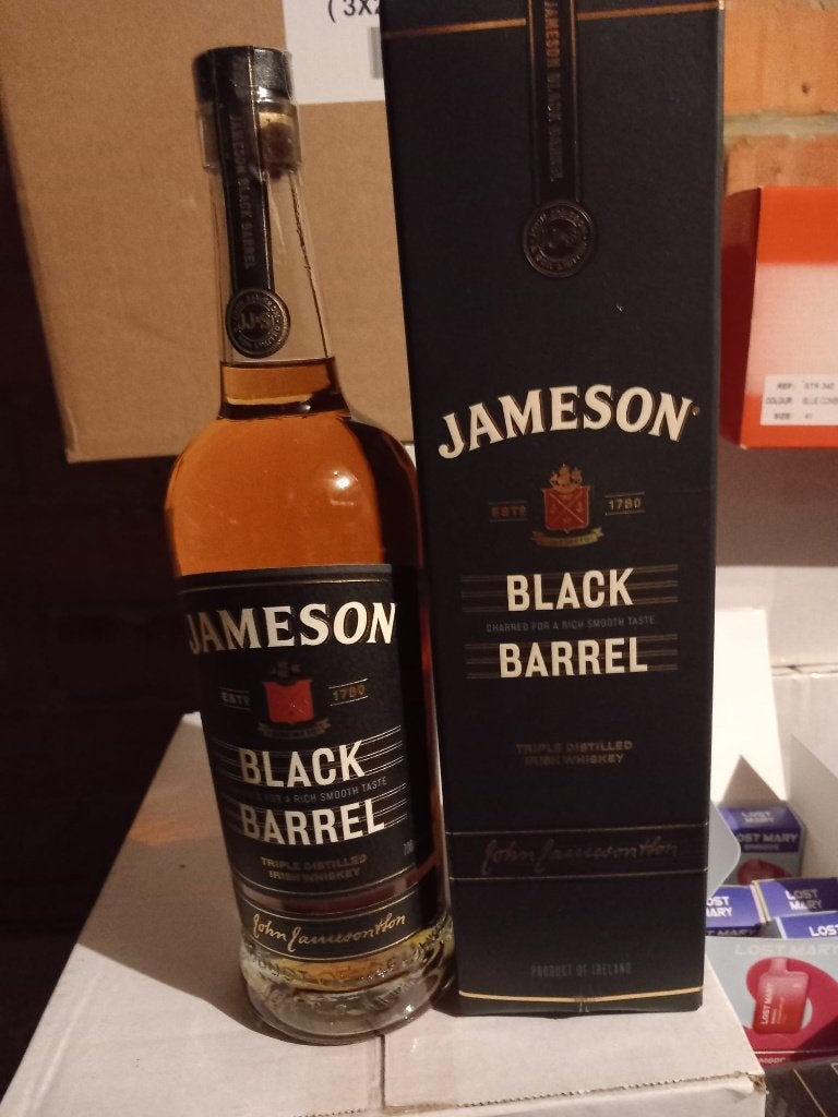 Jameson irish whyski  black barrel, Enlèvement, Neuf, Autres régions, Autres types