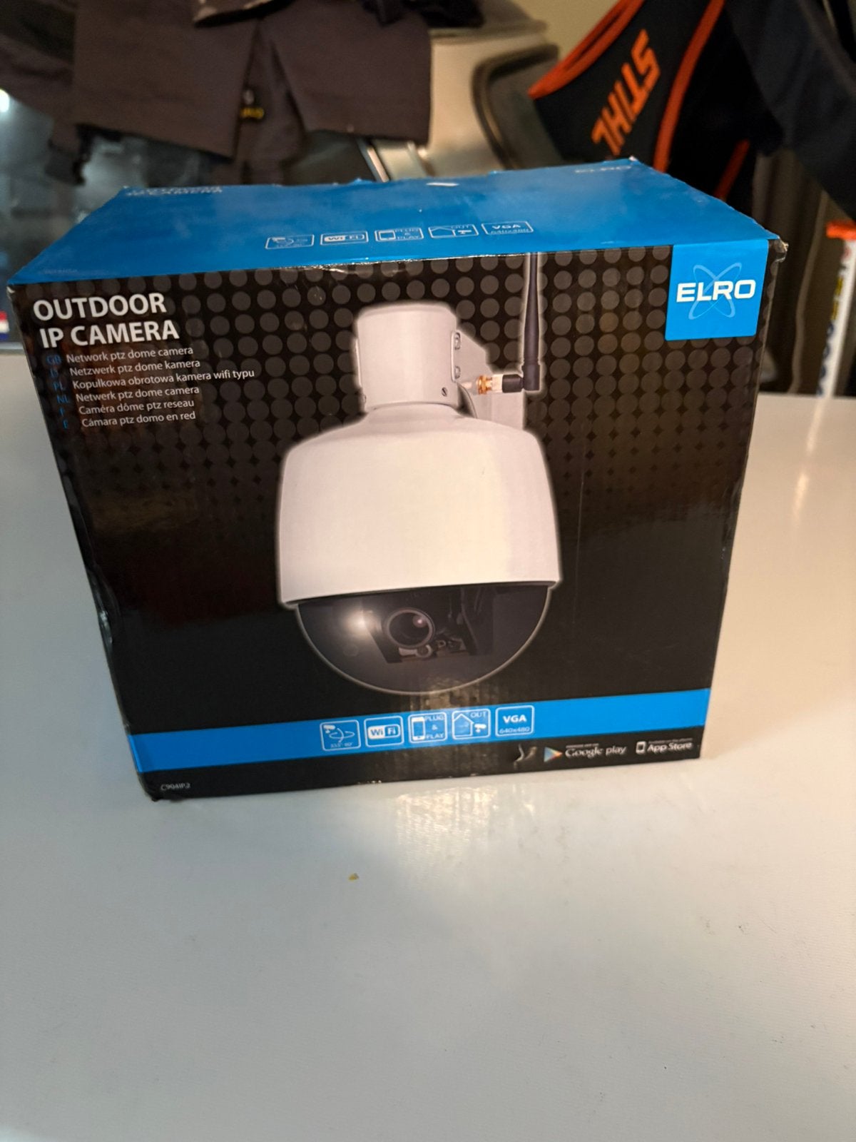 Elro IP camera - Outdoor PTZ Dome Camera (Nieuw), Ophalen, Zo goed als nieuw