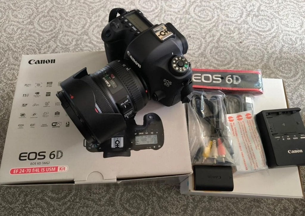 Canon 6d kit 24-70mm f/4L, TV, Hi-fi & Vidéo, Stabilisation d'image, 20 mégapixels, Enlèvement ou Envoi, Canon