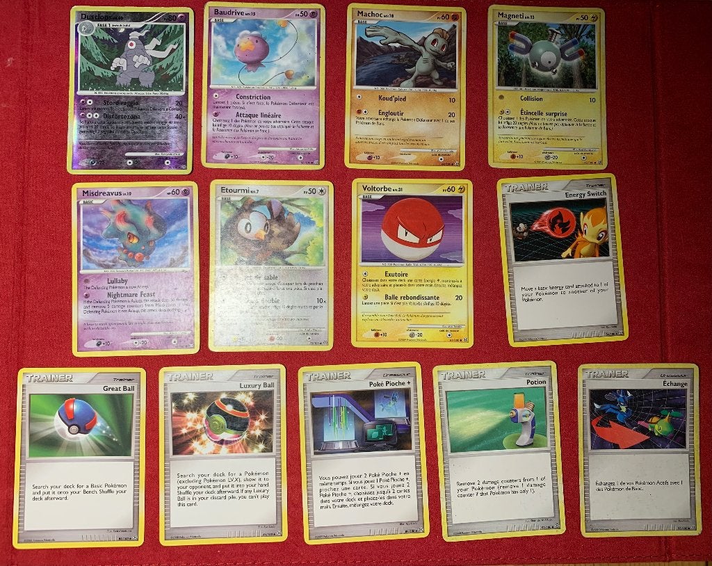 Cartes Pokémon - Set Tempête, Hobby & Loisirs créatifs, Enlèvement ou Envoi, Utilisé, Plusieurs cartes