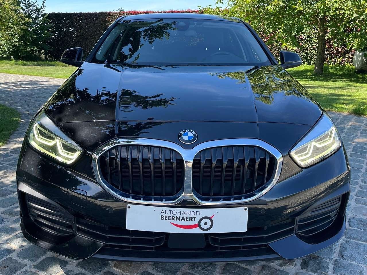 BMW 116 iA OPF/1eignr/Carplay/Led/Pdc/Navi/Cruise/Clima..., Auto's, BMW, 1 Reeks, Zwart, 0 kg, Zwart