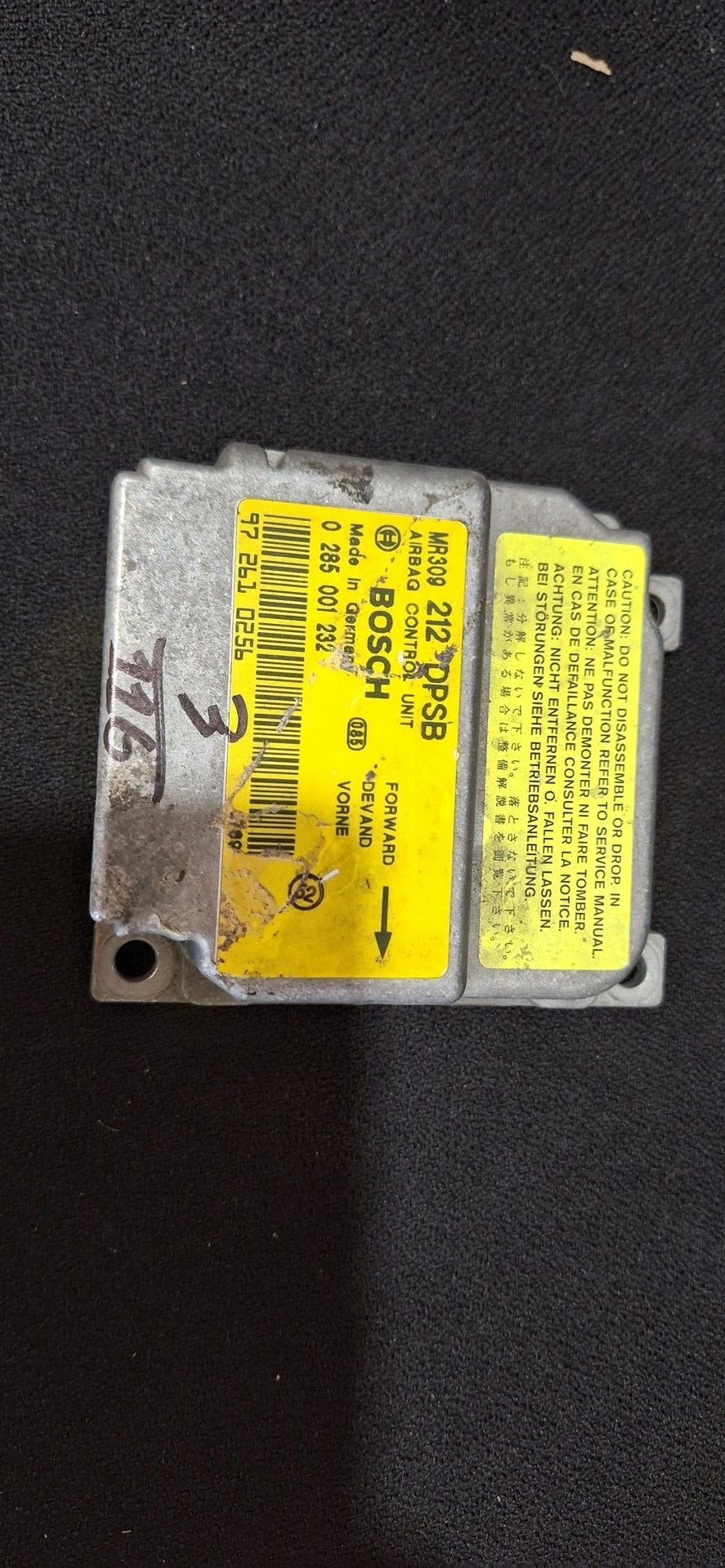 Originele Airbag Stuurmodule Computer Bosch MR309 212 DPSB -, Gebruikt, -, -, Ophalen of Verzenden