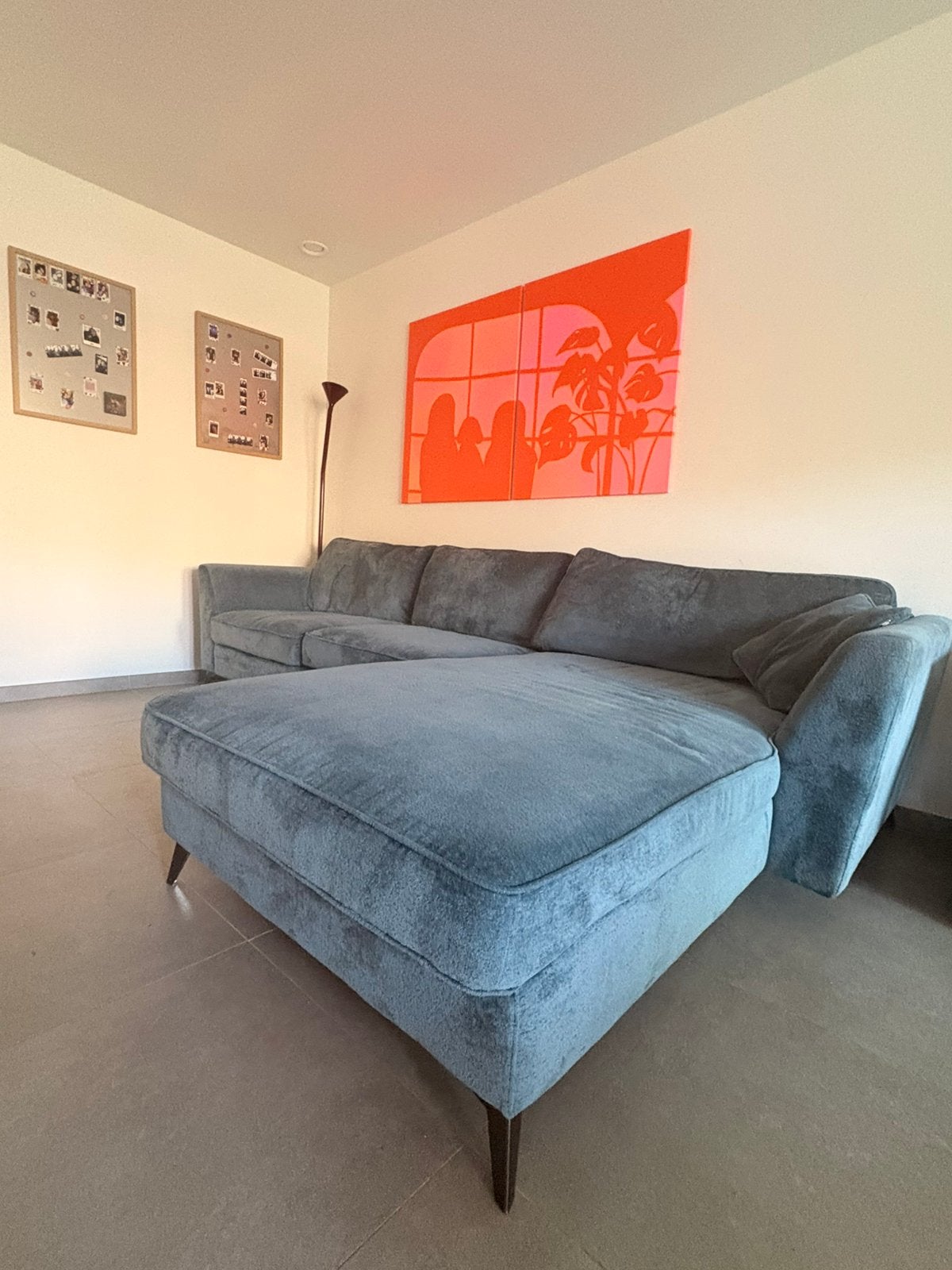 Blauwe zetel, Autres dimensions, 150 cm ou plus, 300 cm ou plus, Enlèvement