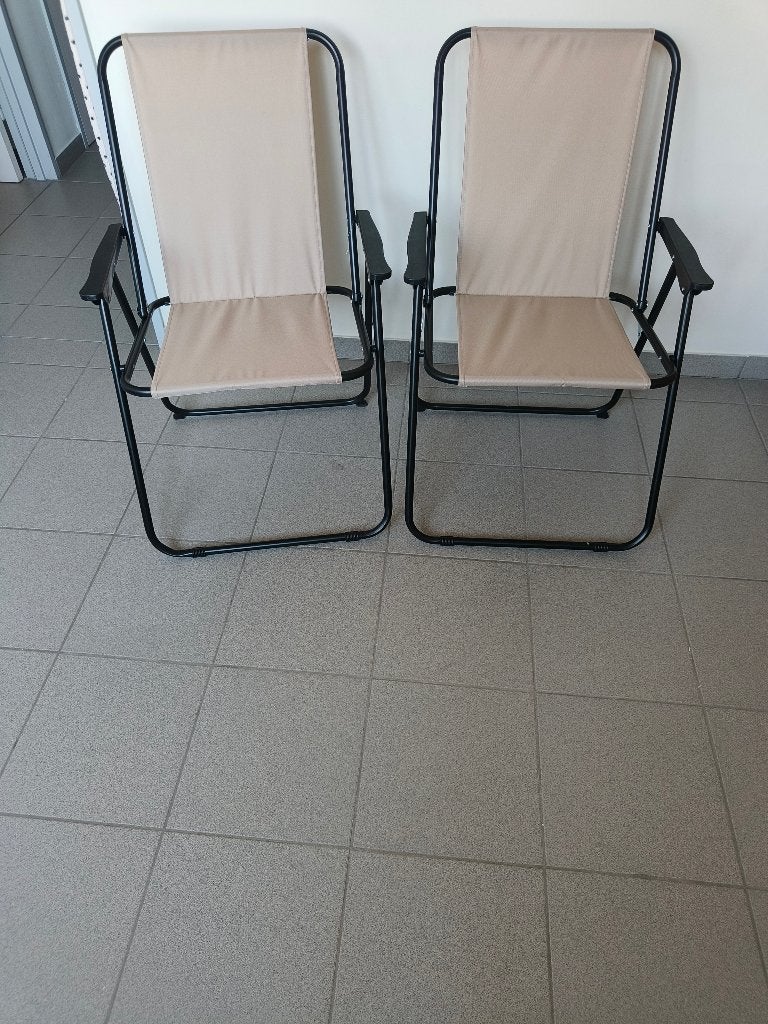 Opvouwbare Camping stoelen, Caravans en Kamperen, Ophalen, Zo goed als nieuw, Campingstoel