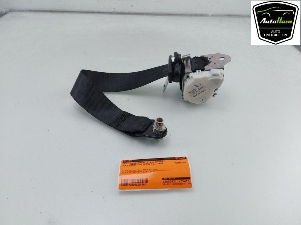 VEILIGHEIDSGORDEL LINKS ACHTER Alfa Romeo Giulietta (940), Auto-onderdelen, Interieur en Bekleding, Dhr. J. Ham, Gebruikt, Administratie@autoham.nl