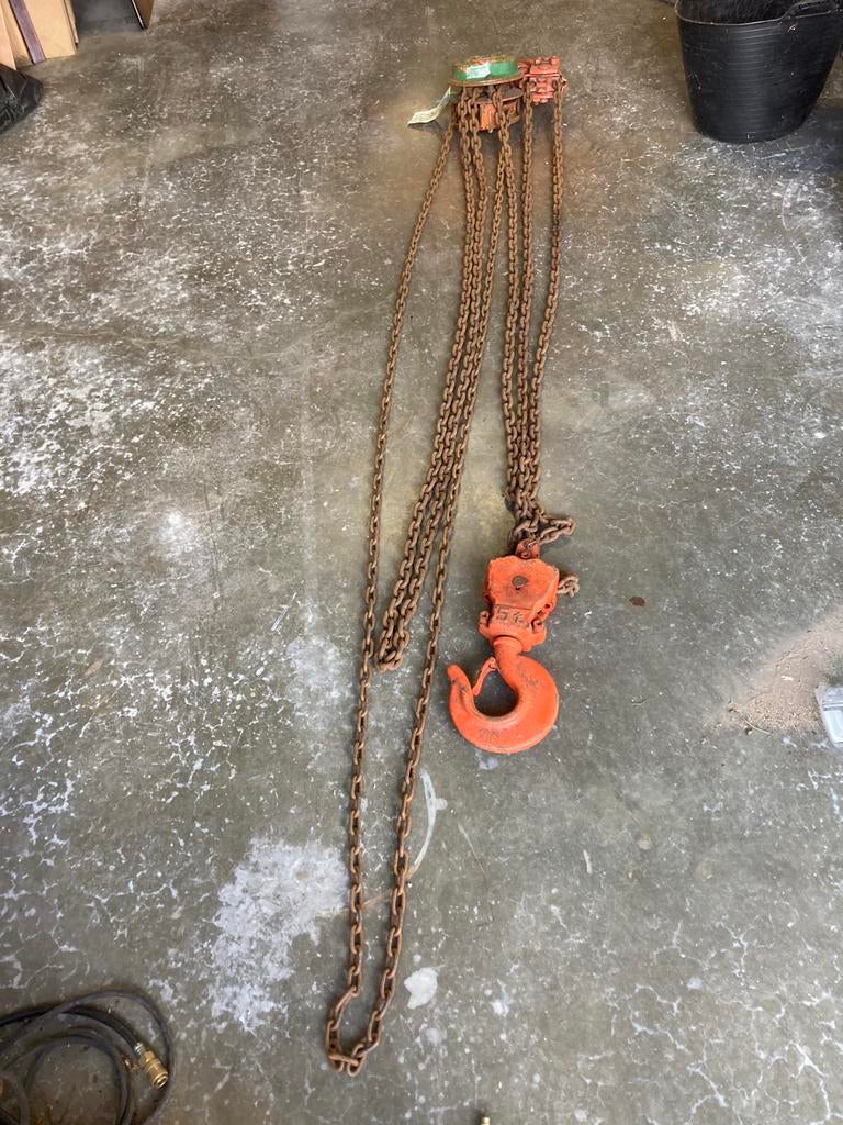 5 ton ketting takel, Doe-het-zelf en Bouw, Ophalen, Zo goed als nieuw