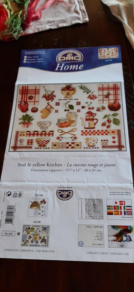 Borduurpakket kruisjessteek, Hobby & Loisirs créatifs, Broderie & Machines à broder, Enlèvement, Set à broder