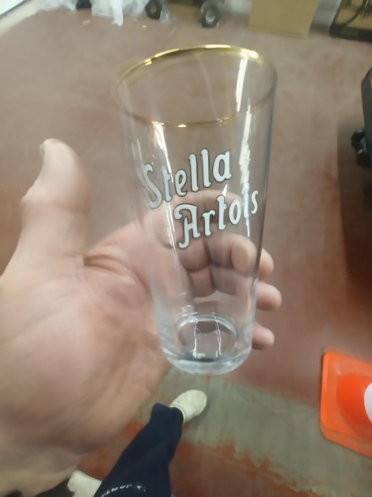 Stella Artois 33 cl boerke, Verzamelen, Ophalen, Nieuw, Glas of Glazen, Stella Artois
