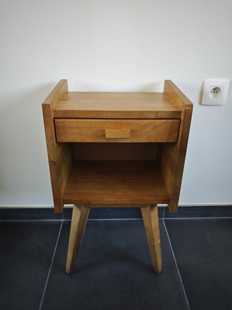 Nachtkastje, Huis en Inrichting, Slaapkamer | Nachtkastjes, Ophalen, Nieuw, Hout