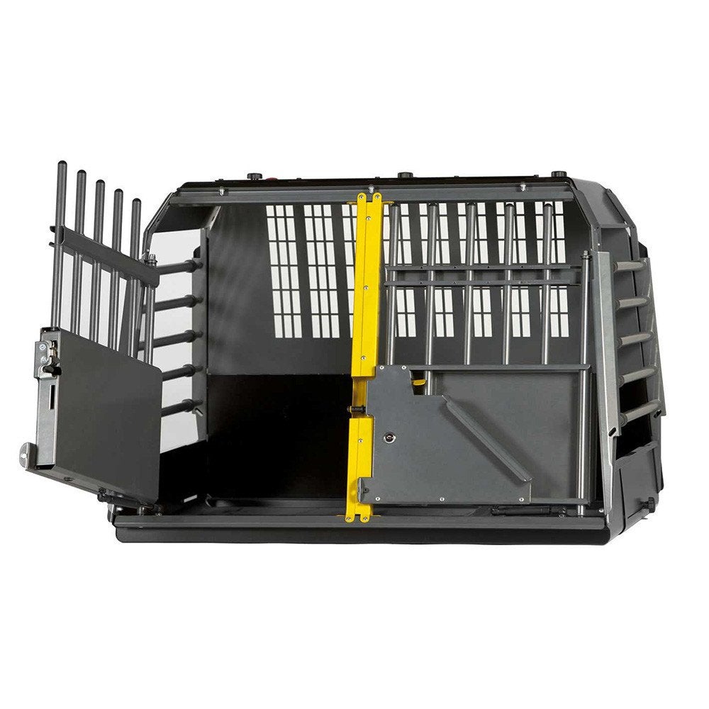 Auto hondenbench Variocage dubbel medium 93x65x(76-103), Dieren en Toebehoren, Ophalen, Zo goed als nieuw