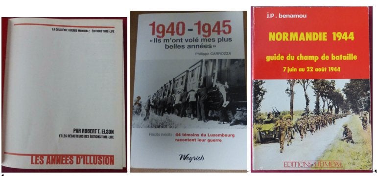 Livres sur la Seconde Guerre mondiale + Journal d'Henry, Enlèvement