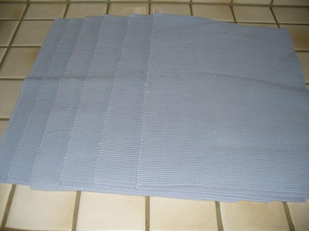 Placematjes 6 stuks, Maison & Meubles, Cuisine | Linge de cuisine, Enlèvement ou Envoi, Bleu, Set de table