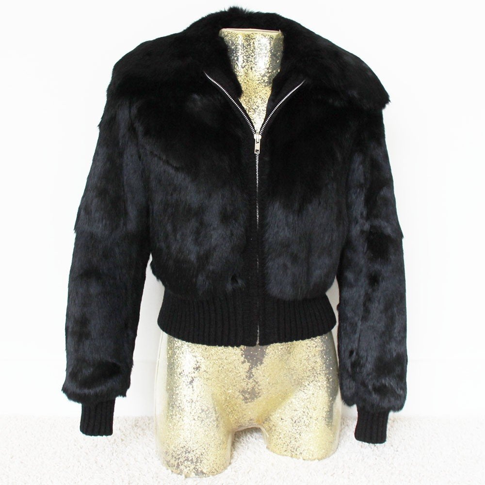 Prachtige Zachte Bont Jas (Maat 38) € 225,-, Verzenden, Zwart, Zo goed als nieuw, ANDERE