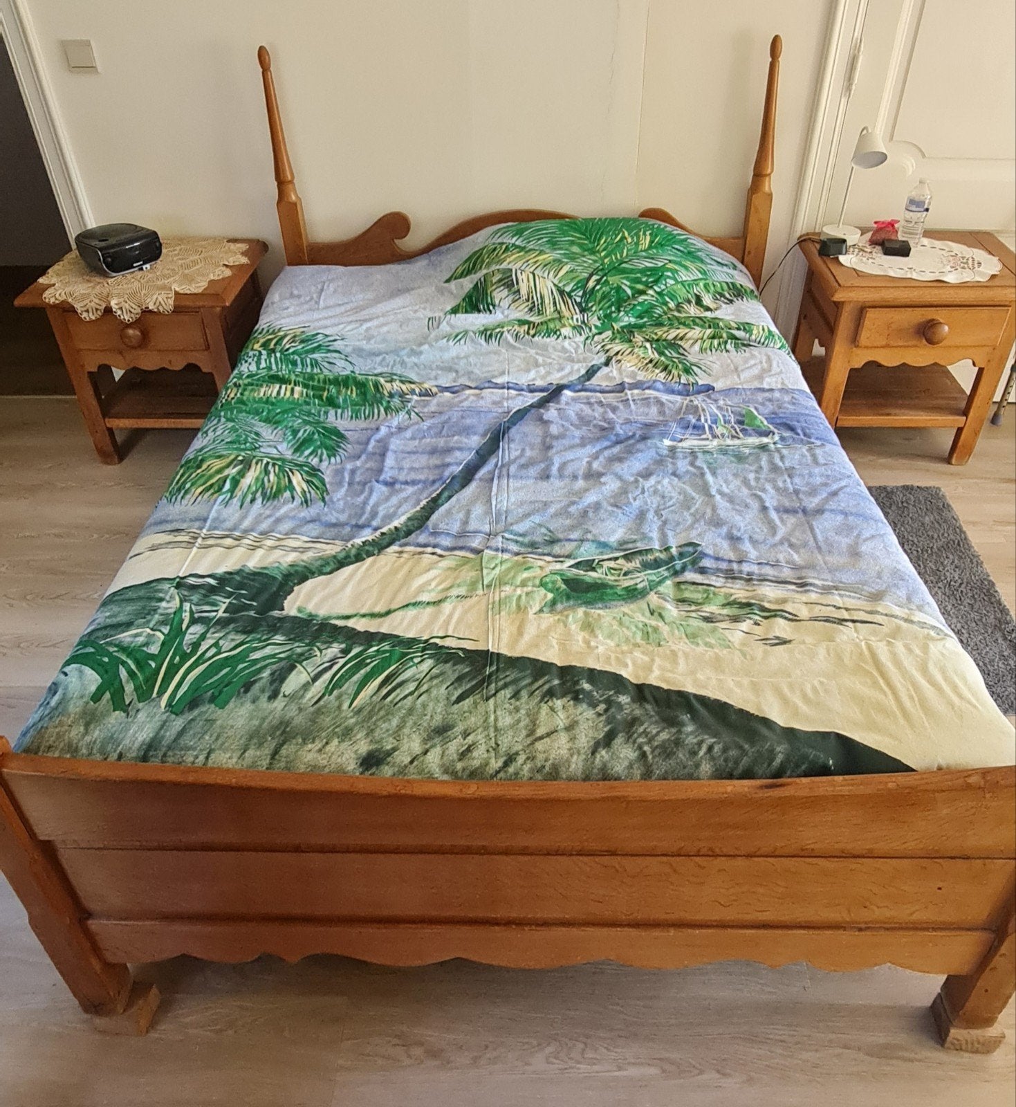 bed 140cm met matras, Maison & Meubles, Chambre à coucher | Chambres à coucher complètes, Enlèvement
