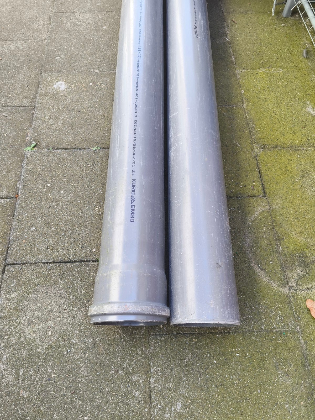Pvc buis 125mm, 2 en 3 meter, Ophalen, Nieuw, PVC, 80 mm of meer
