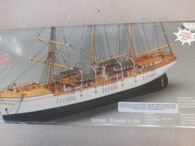 Mercator Belgisch Schoolschip, Hobby & Loisirs créatifs, Modélisme | Bateaux & Navires, Enlèvement ou Envoi, Comme neuf, 1:50 à 1:200