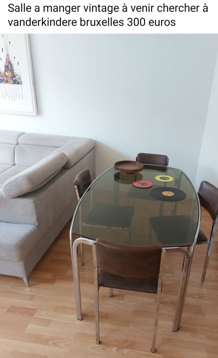 Salle a manger vintage  seulement 300 euros, Maison & Meubles, Enlèvement