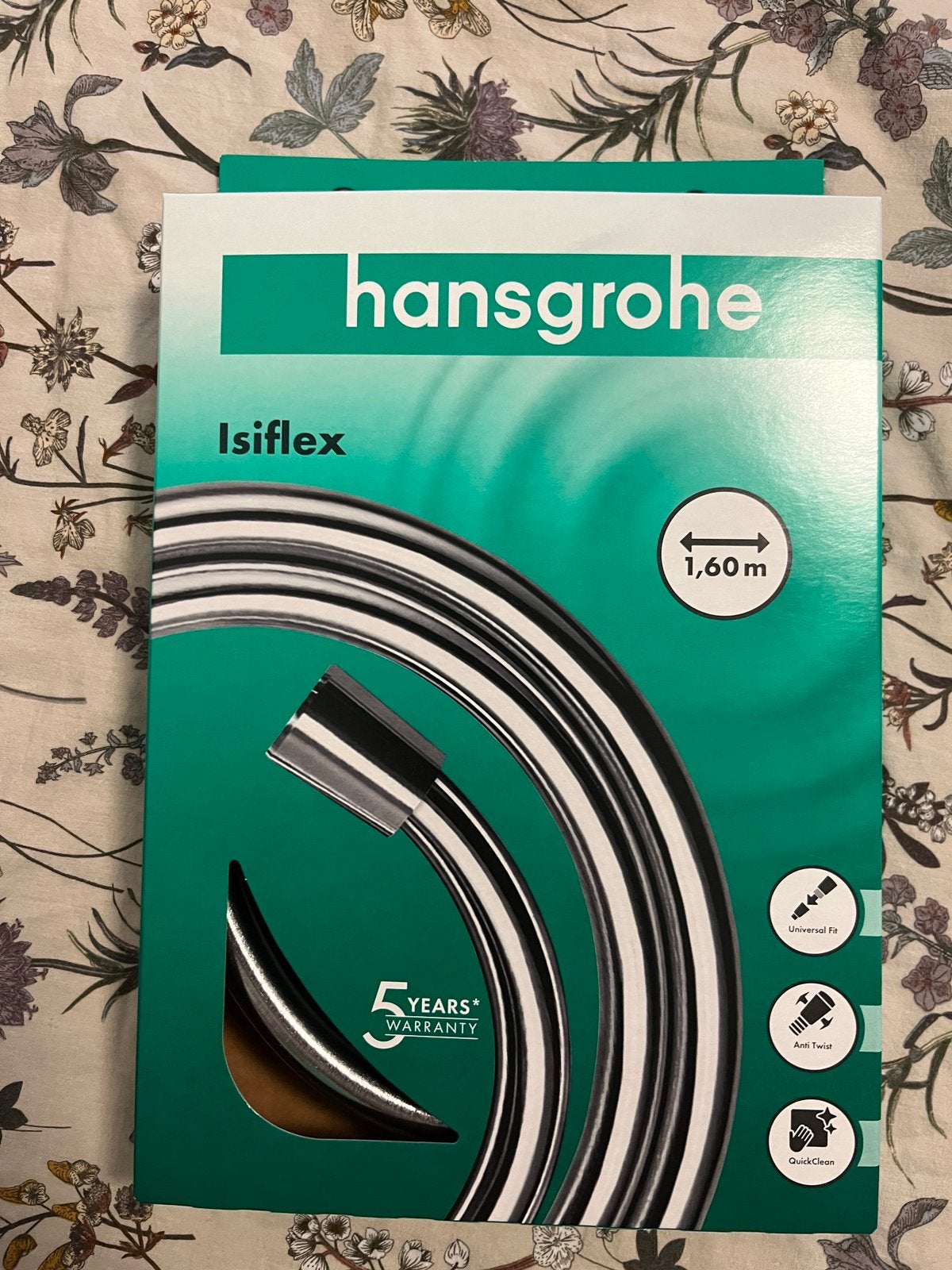 Hansgrohe isiflex 160cm NEW, Bricolage & Construction, Sanitaire, Enlèvement, Neuf, Chrome, Douche
