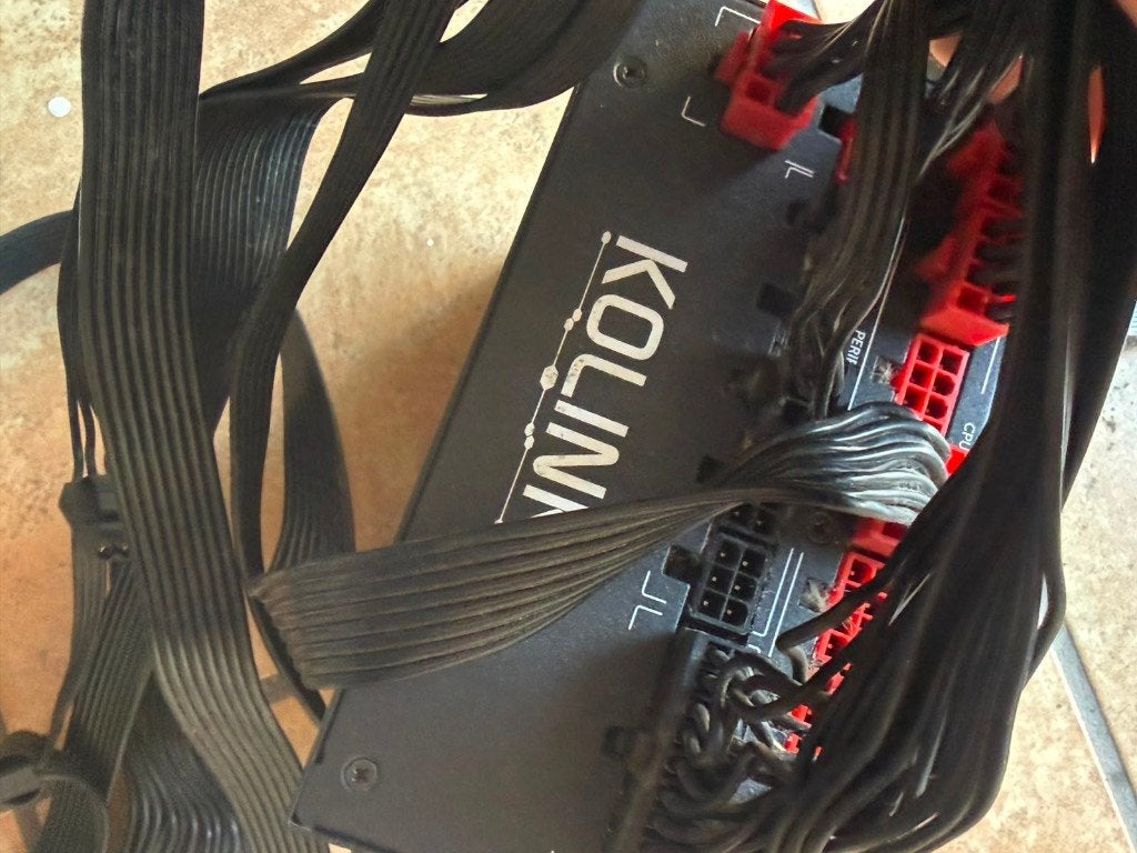Kolink Continuum 1200w 80 platinum PSU koeling, Enlèvement ou Envoi