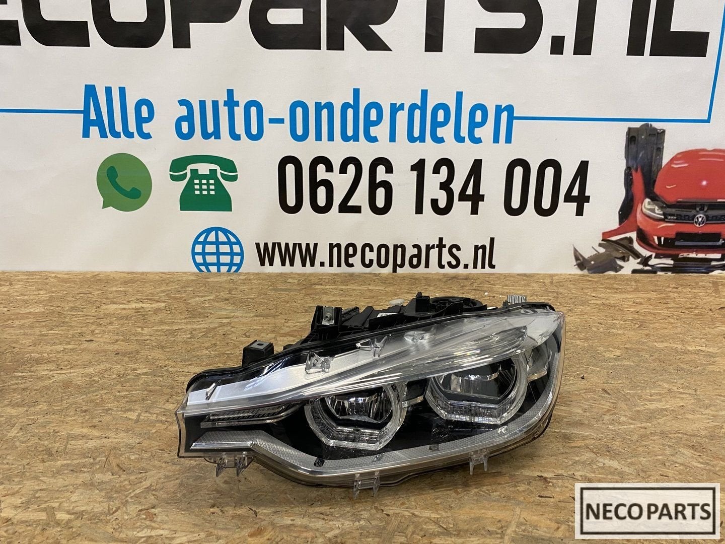 BMW 3 SERIE F30 F31 FACELIFT LCI VOL LED KOPLAMP LINKS, Gebruikt, -, -, Ophalen of Verzenden