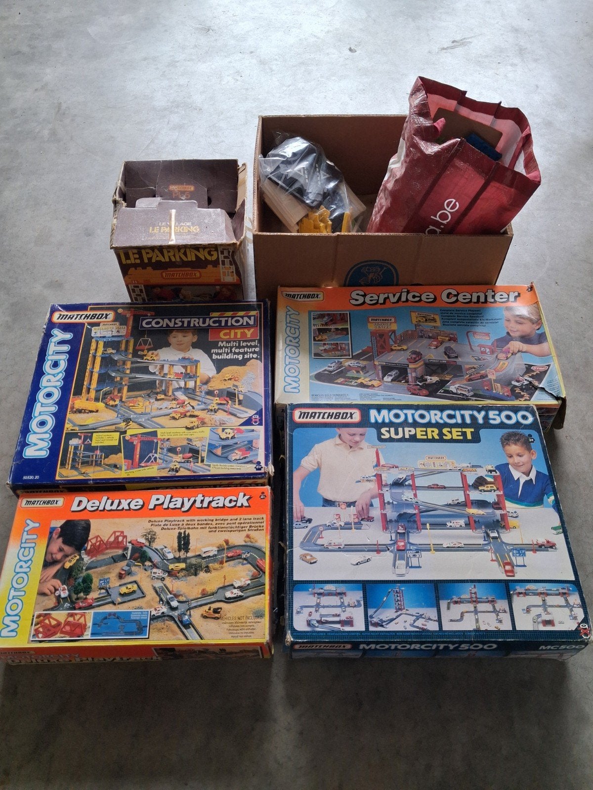 Lot matchbox motorcity 6 grote dozen + extra, Ophalen of Verzenden