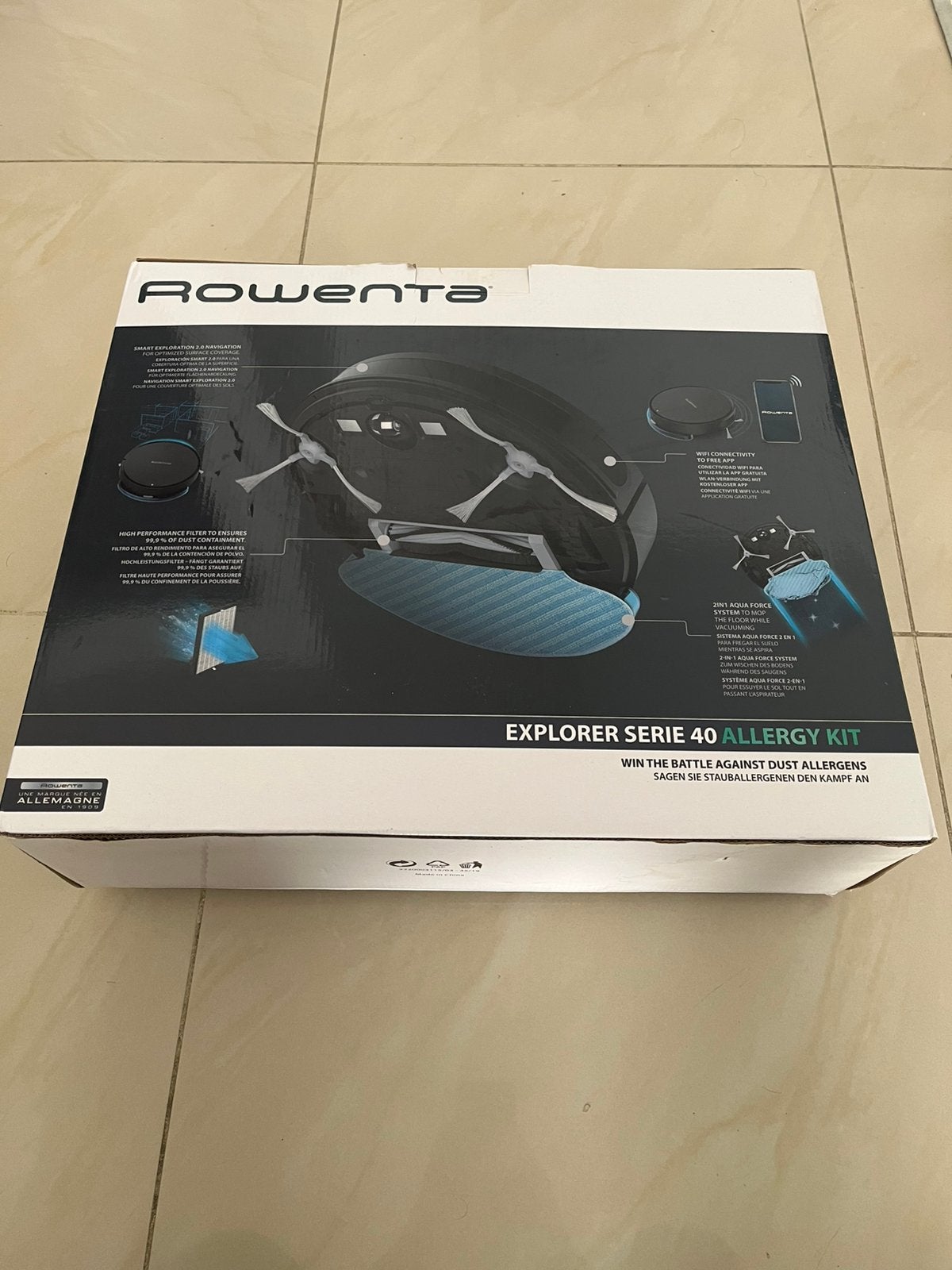 Aspirateur robot Rewenta, Electroménager, Rowenta, Réservoir, Comme neuf, Enlèvement