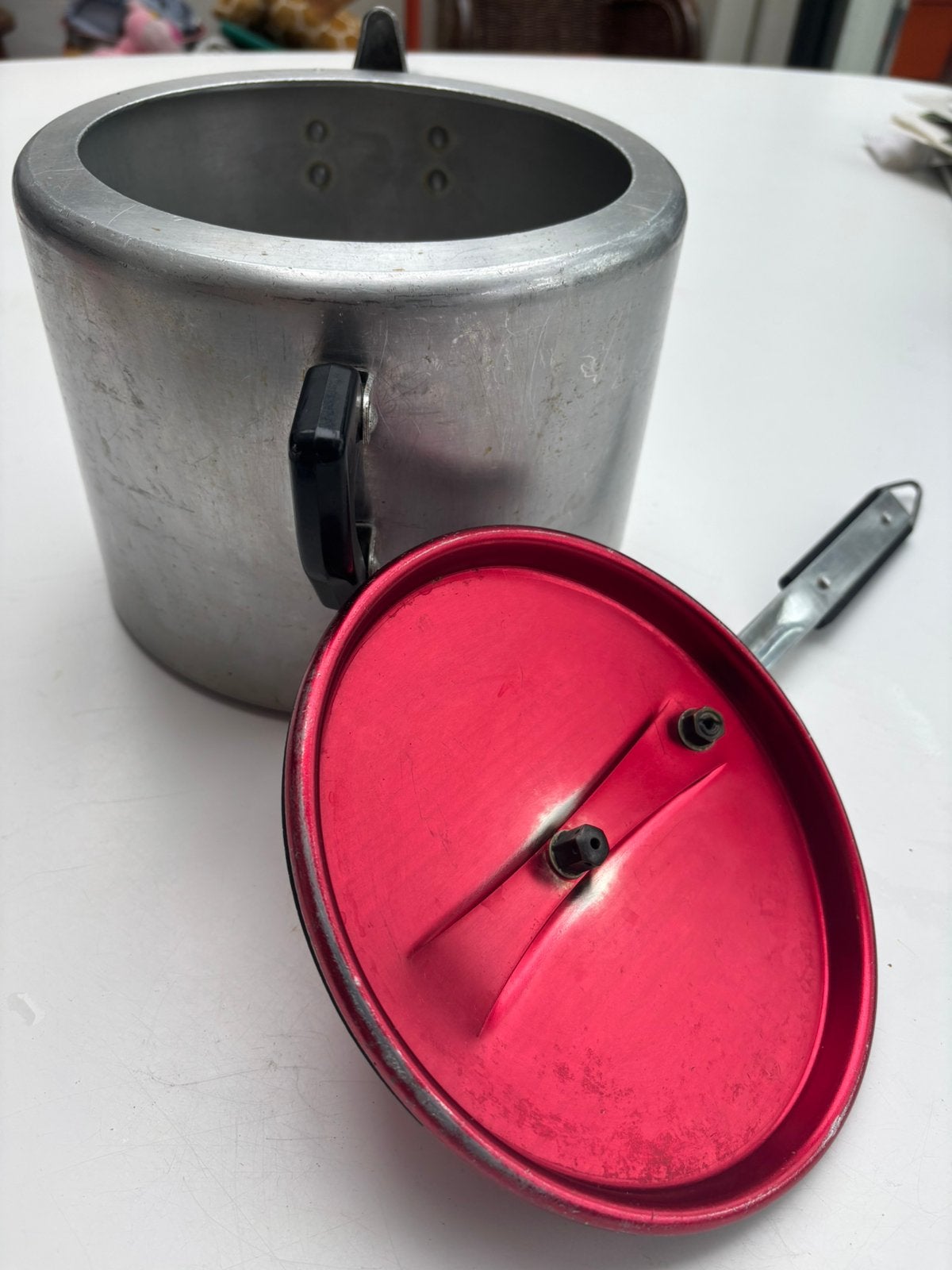Snelkookpan, Huis en Inrichting, Ophalen, Snelkookpan, Aluminium, Zo goed als nieuw