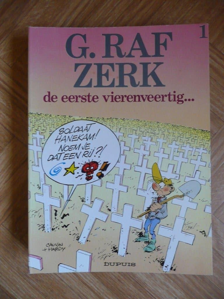 G.RAFZERK LOT V/D NUMMERS 1 TEM 13, 16 EN 18 - 1 DRUK NIEUW, Nieuw, Ophalen of Verzenden, Cauvin/Hardy, Meerdere stripboeken