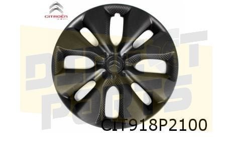 Citroën C3/C4 Cactus Wieldop 15'' 'Whaletail' Origineel! 980, Auto diversen, Wieldoppen, -, Verzenden, -, Nieuw