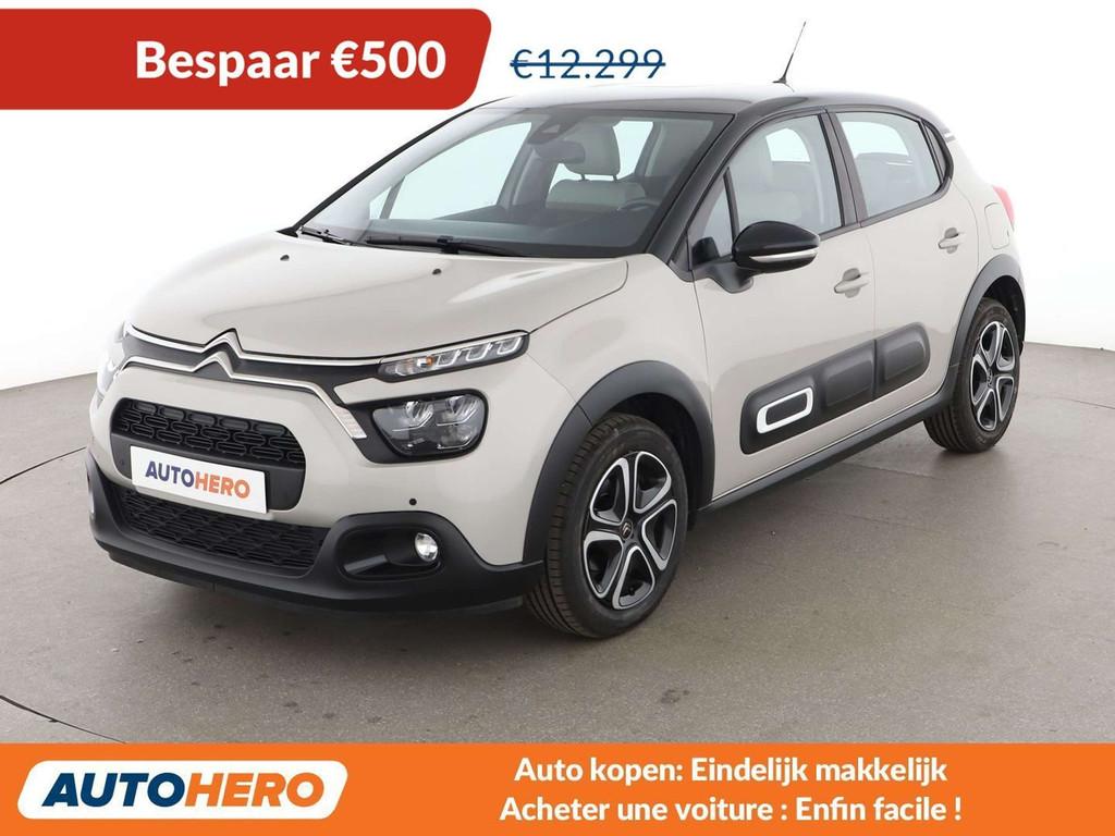 Citroën C3 1.2 PureTech Shine Pack (bj 2022), Auto's, Voorwielaandrijving, Stof, Euro 6, 1199 cc