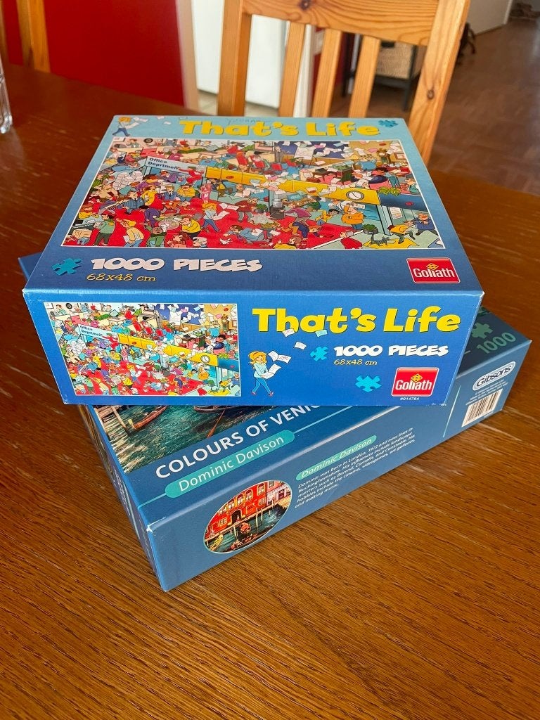 Puzzels 1000 stukjes, Ophalen of Verzenden, 500 t/m 1500 stukjes, Zo goed als nieuw, Legpuzzel