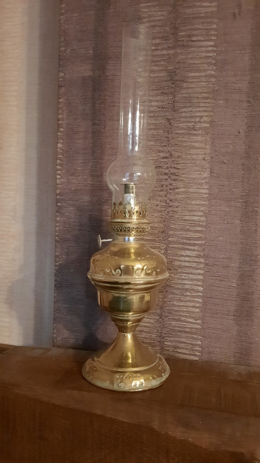 olielamp koper, Enlèvement