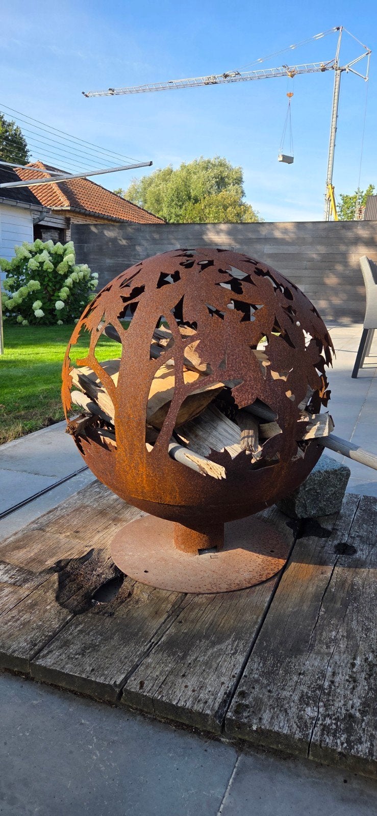 design vuurkorf esschert laser cut, Tuin en Terras, Ophalen, Vuurkorf