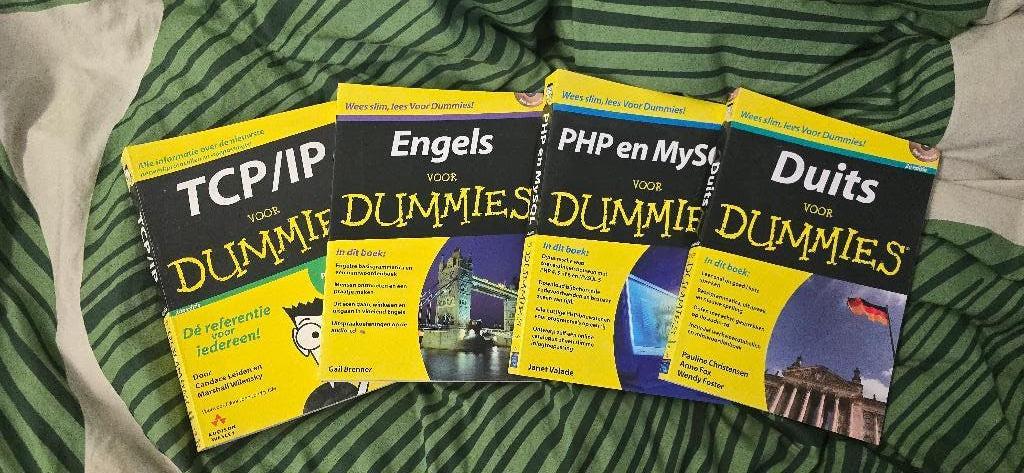 4 Boeken voor Dummies, Boeken, Ophalen of Verzenden, Zo goed als nieuw