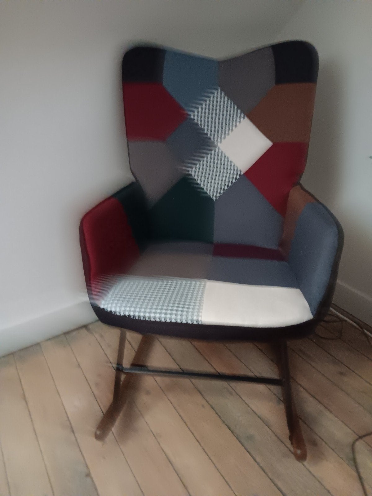 Schommelstoel, Huis en Inrichting, Ophalen, Zo goed als nieuw, Stof, Vintage