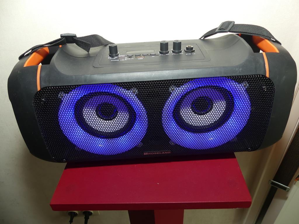 Party luidsprekerbox lichteffecten, Overige merken, Gebruikt, Overige typen, Ophalen of Verzenden