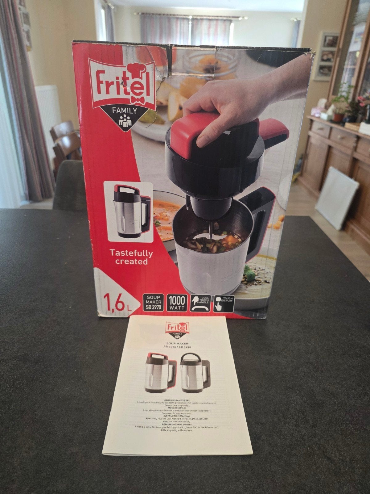 Soupmaker fritel, Electroménager, 1 à 2 litres, Enlèvement ou Envoi, Utilisé, 2 vitesses