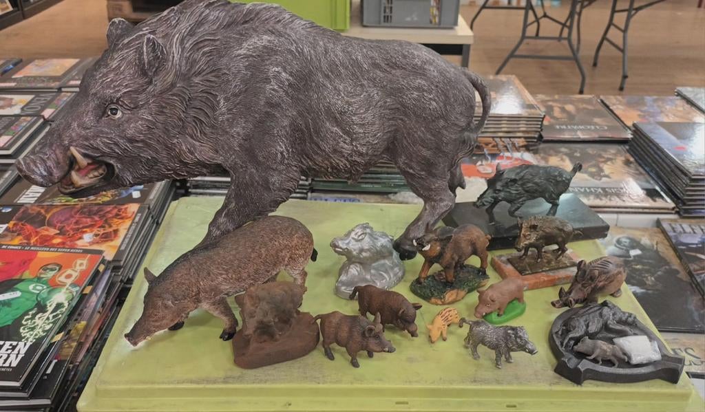 Lot de figurines Sanglier, Enlèvement, Utilisé, Animal