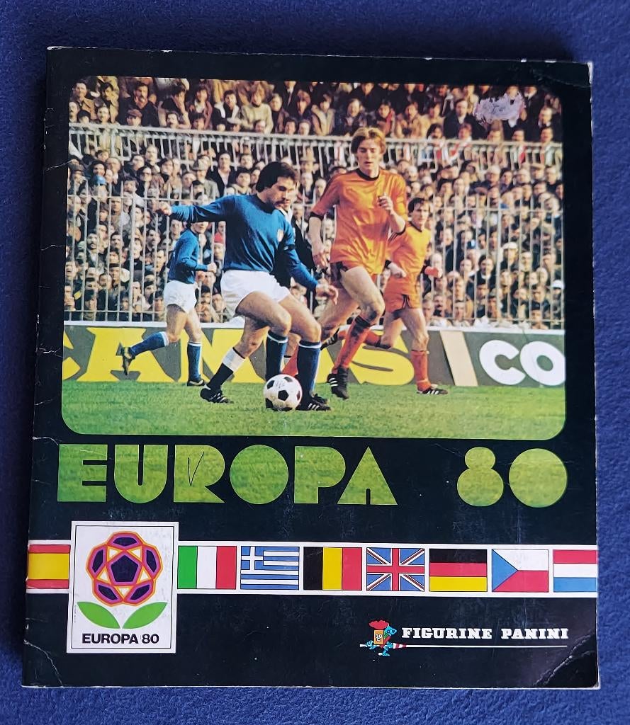 Panini sticker album voetbal ' EK Euro 80 '  (-1st), Ophalen of Verzenden, Gebruikt, Meerdere stickers