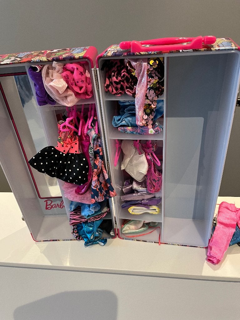 Barbiepoppen en Barbie huis, Ophalen, Gebruikt, Barbie