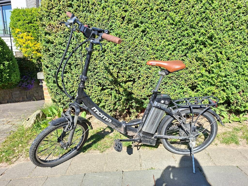 Vélo électronique pliant MOMA BIKES 20"", Fietsen en Brommers, Fietsen | Vouwfietsen, Gebruikt, Velgrem, Versnellingen, Dames