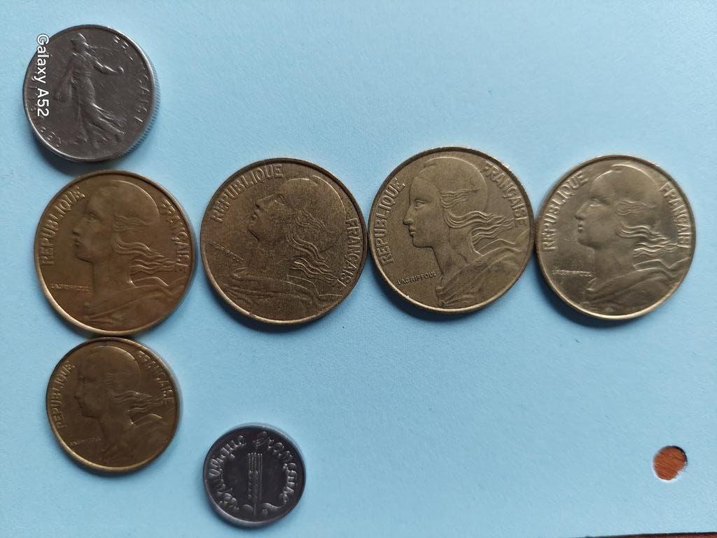 muntstukken Frankrijk: centimes, Ophalen of Verzenden, Frankrijk, Setje