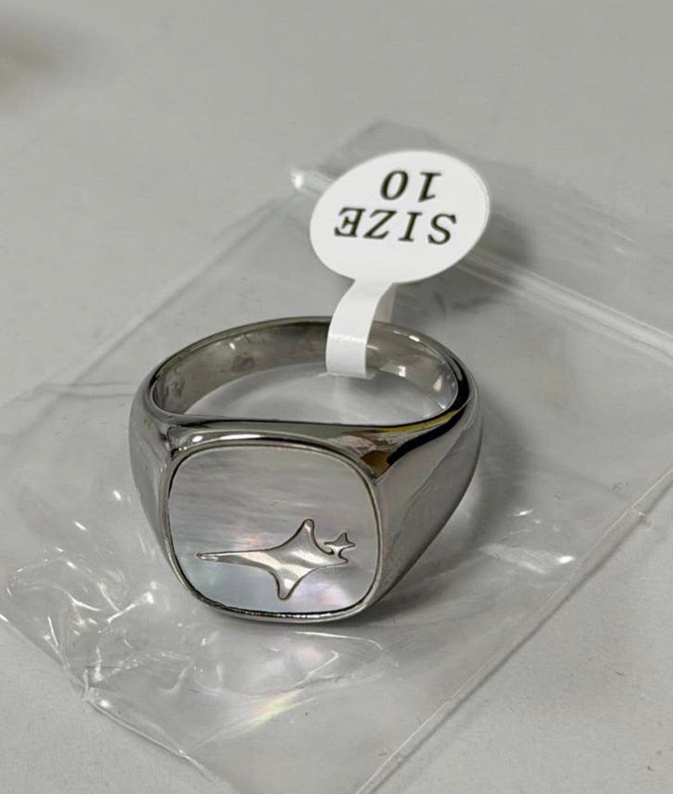 Bague en perles Make It Shine Raw Ring 10 % argentée, Bijoux, Sacs & Beauté, Neuf, Enlèvement ou Envoi, Femme ou Homme, Fer ou Acier