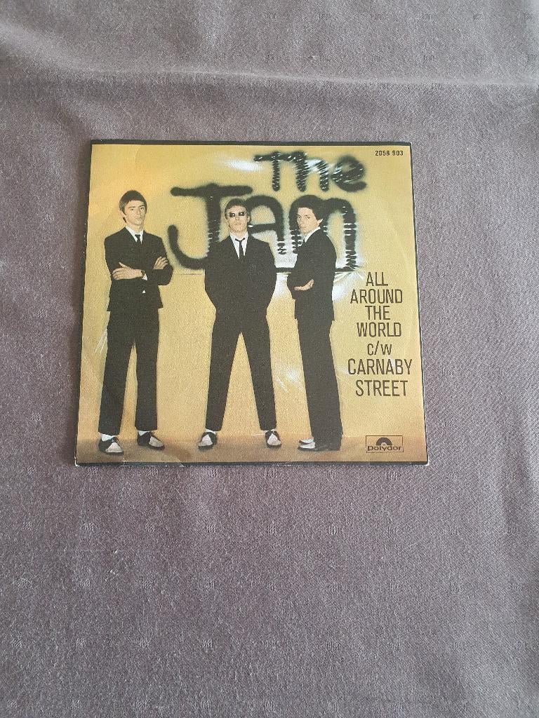 S - The Jam – All Around The World cw Carnaby Street - 1977, 7 inch, Single, Ophalen of Verzenden, Rock en Metal