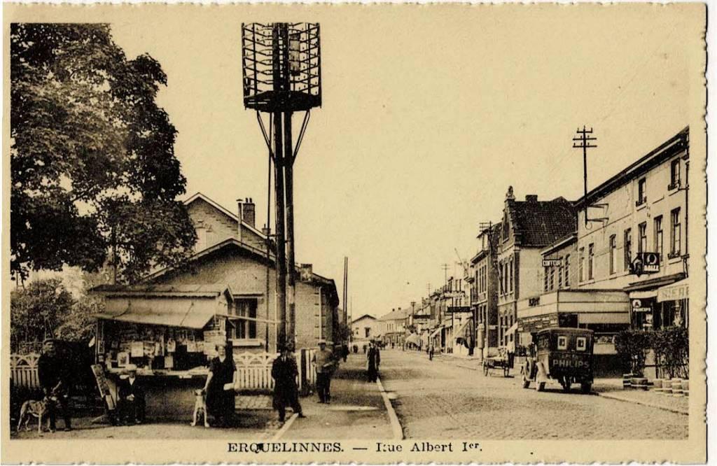 Erquelinnes Rue Albert 1er, Collections, Envoi, Non affranchie, Hainaut