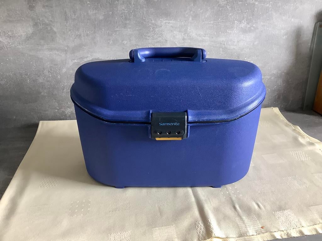 Beautycase van Samsonite, Handtassen en Accessoires, Ophalen, Zo goed als nieuw, Blauw