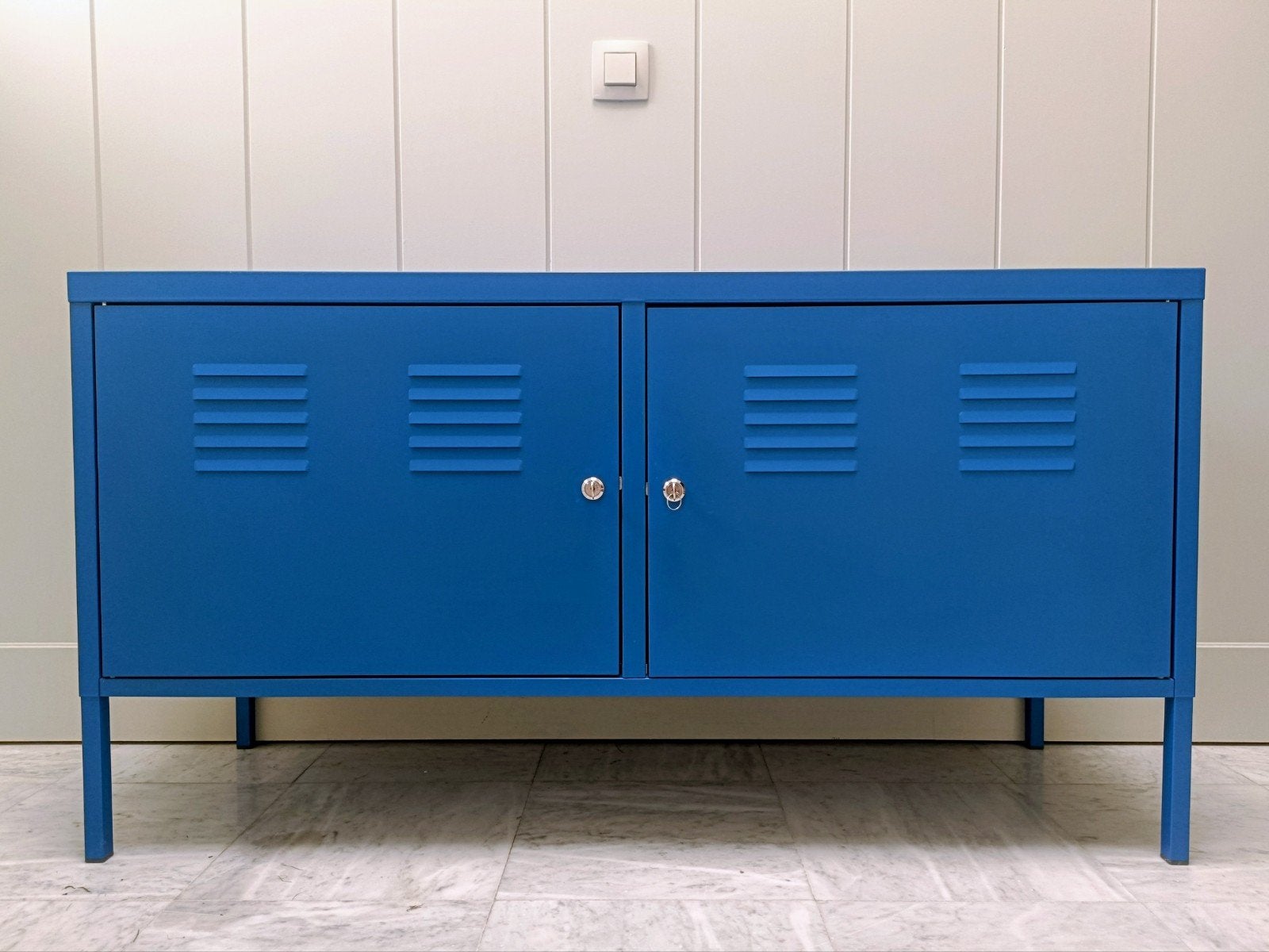 IKEA PS (TV) Meubel - Blauw, Ophalen, Zo goed als nieuw