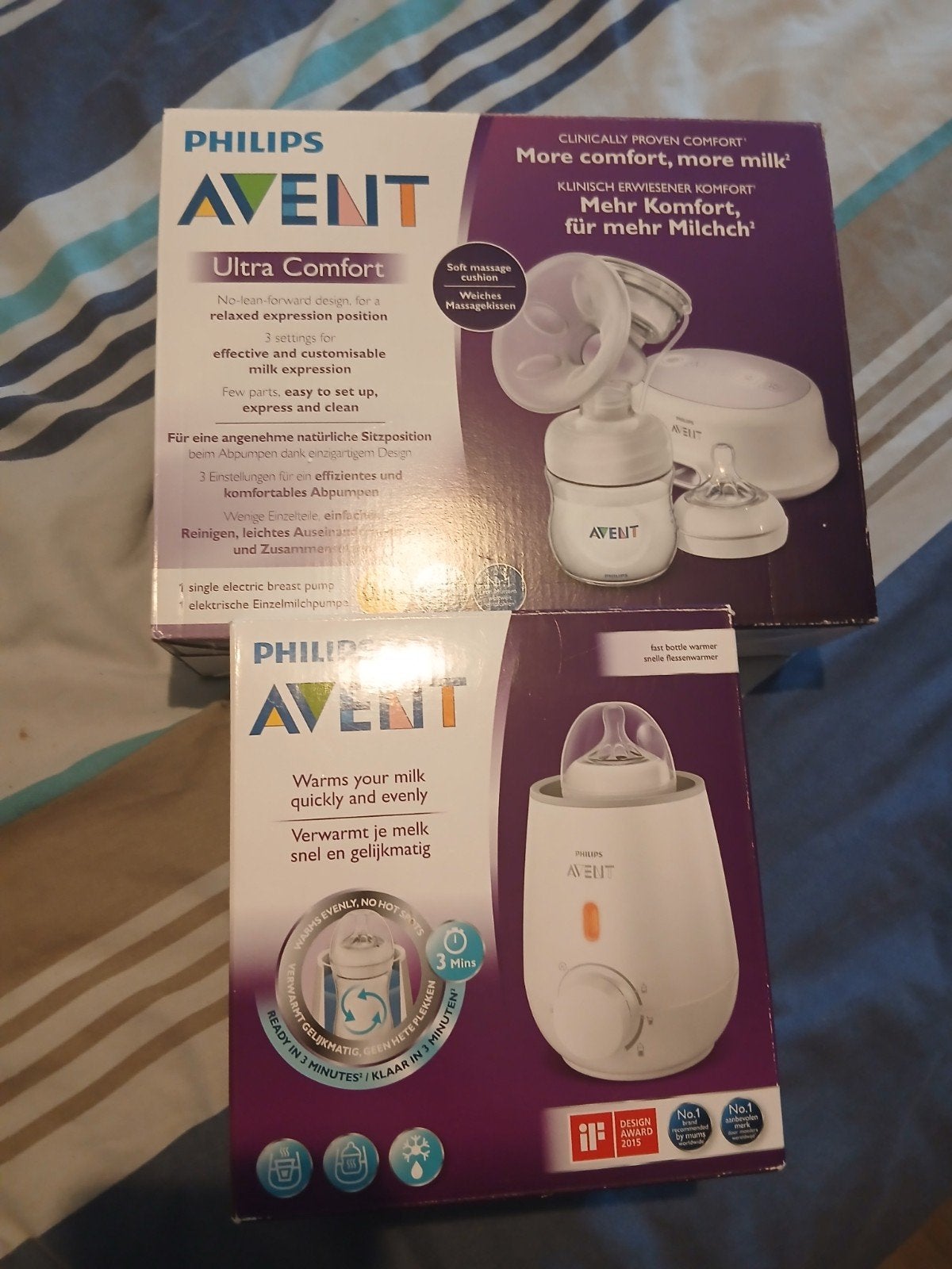 Avent electrische borstpomp+flessenverwarmer, Kinderen en Baby's, Ophalen, Gebruikt, Borstkolf, Philips Avent