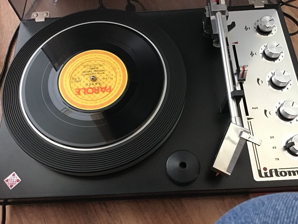 Telefunken platenspeler met boxen, TV, Hi-fi & Vidéo, Tourne-disques, Enlèvement, Utilisé, Tourne-disque, Autres marques